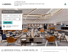 Tablet Screenshot of lemeridienetoile.com